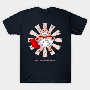 Captain Underpants Retro Japanese T-Shirt